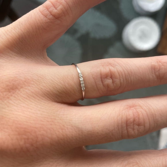 Diamond Stacking Ring by Bony Levy - Picture 2 of 4